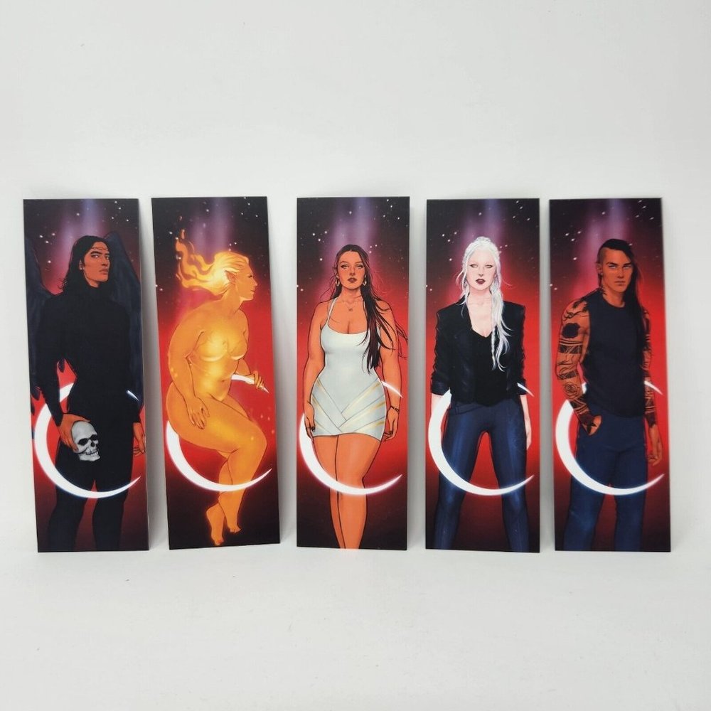 Illumicrate Crescent City by Sarah J Mass Bookmark - Light It Up Bookmark Set 5